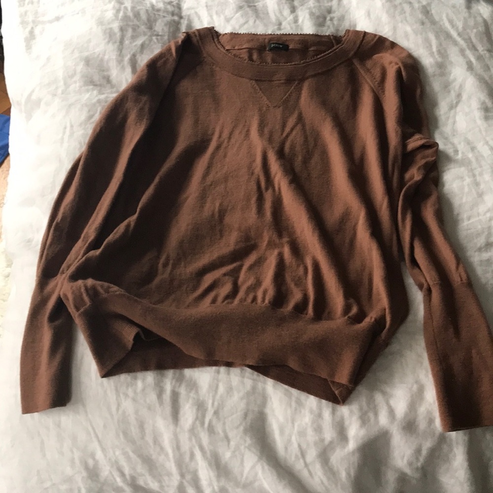 J Crew Sweater sweatshirt with beading